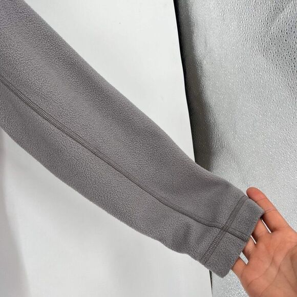 Patagonia Unisex Men's Micro D Fleece Quarter-Zip Pullover Sweater Gray Small - Picture 7 of 9